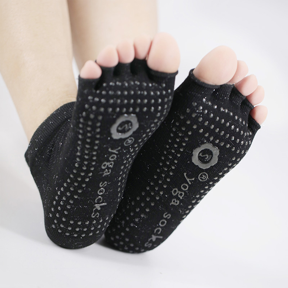 Crus sericum dimidium pollicem yoga socks