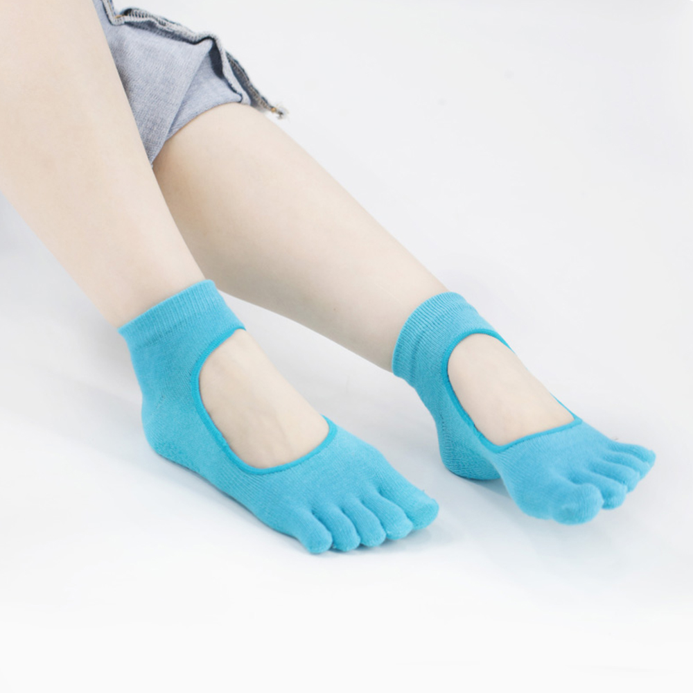 Fabricae elasticae quinque toed plenae pedis retro fodiendi yoga tibialia