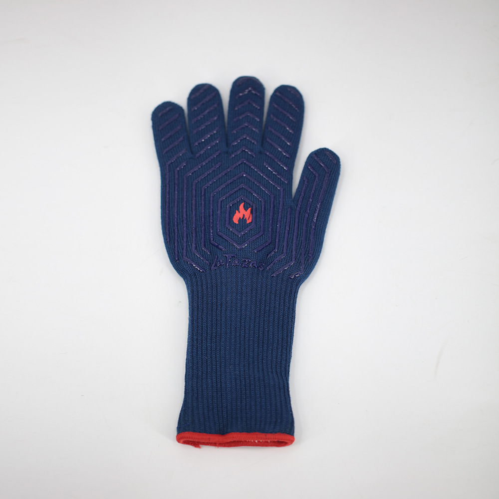 Sleeve Non-Slip Aramid calor resistens Gloves